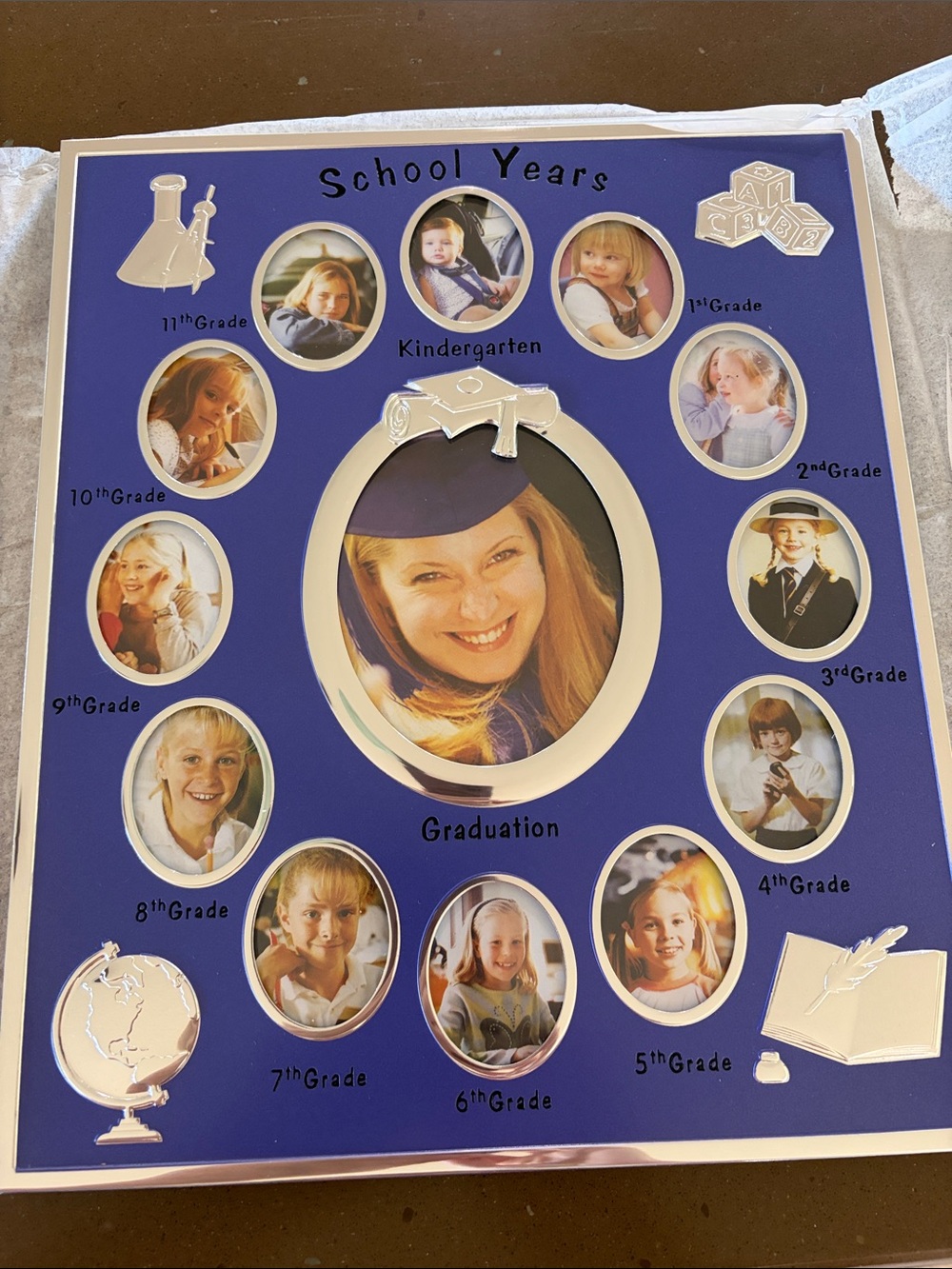 Graduation School Years Photo Collage Frame